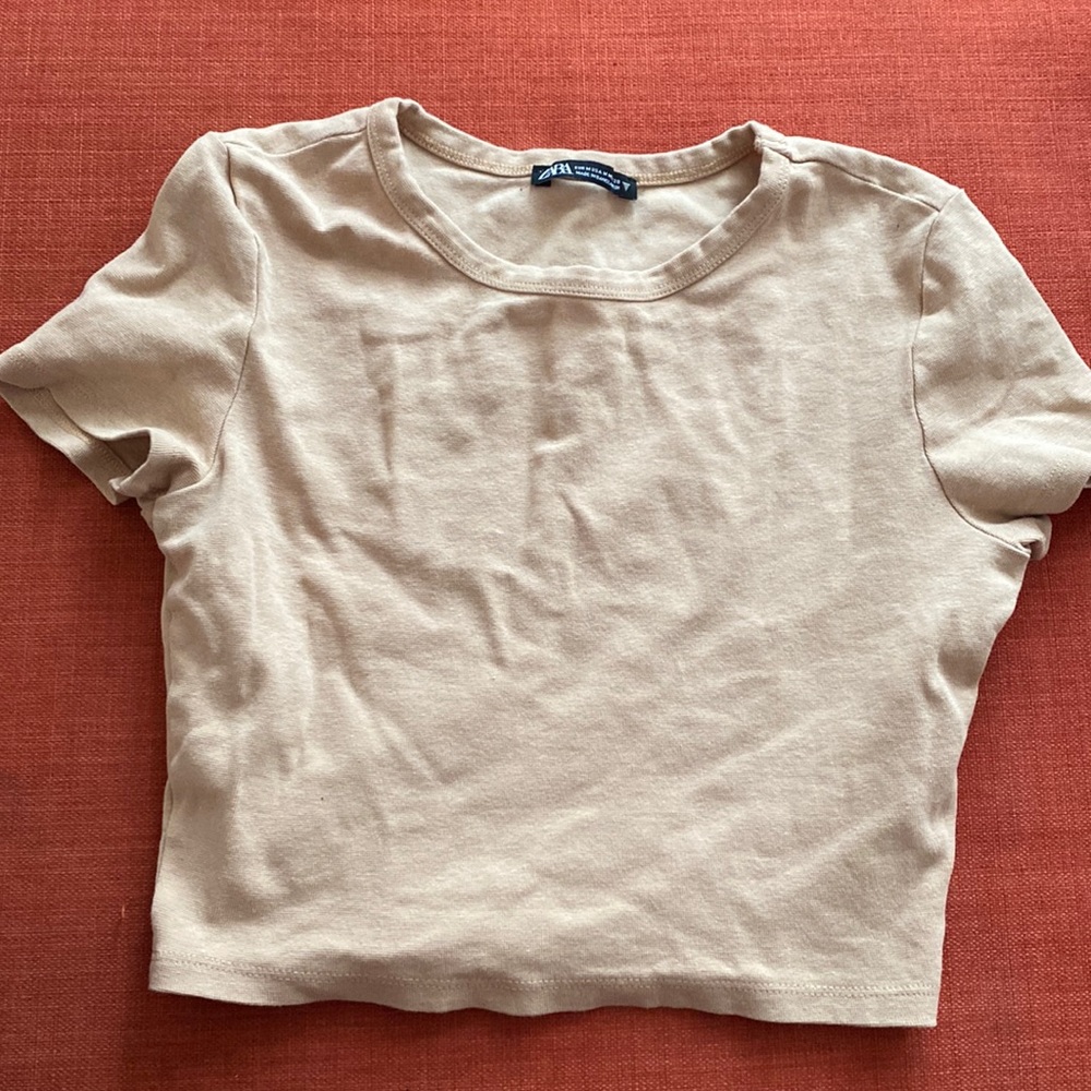Beige Zara top